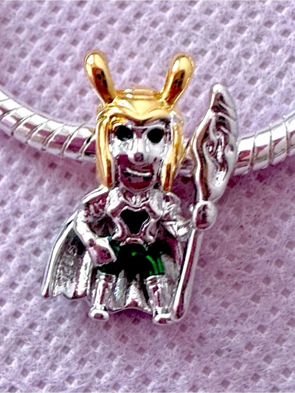 Marvel The Avengers Loki .925 plated charm